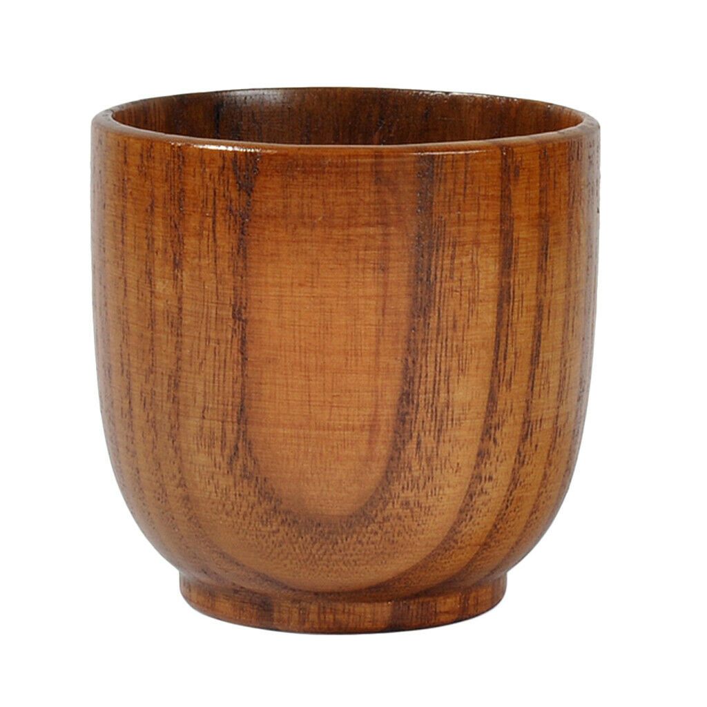 105ml Handmade Mini Wood Tea Cup Teacups Mug for Juice Milk Japanese Style