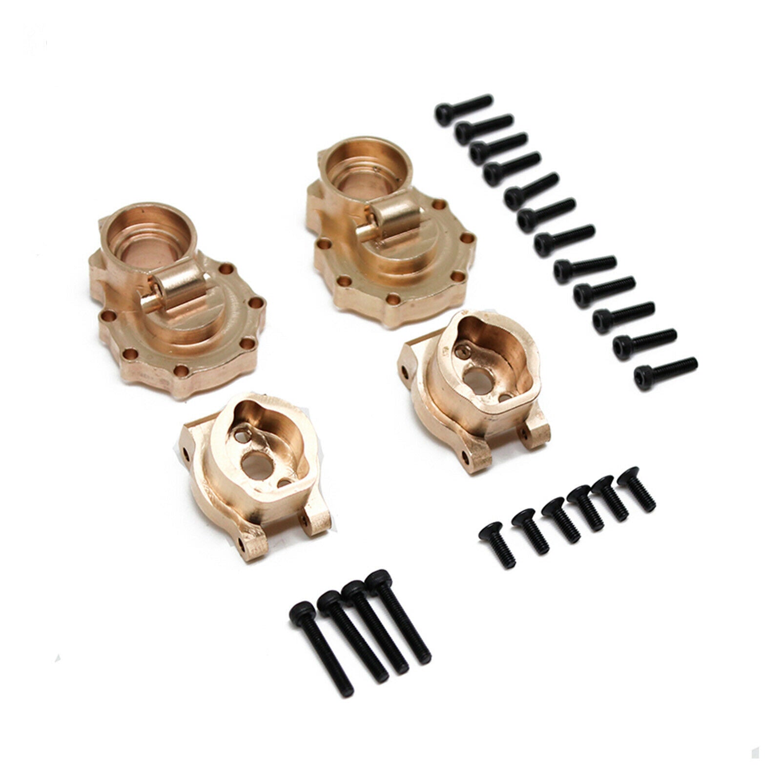 Brass C Seat + Rear Axle Gear Inner Cover for 1/10 TRX-4 TRX-6 RC Crawler Car