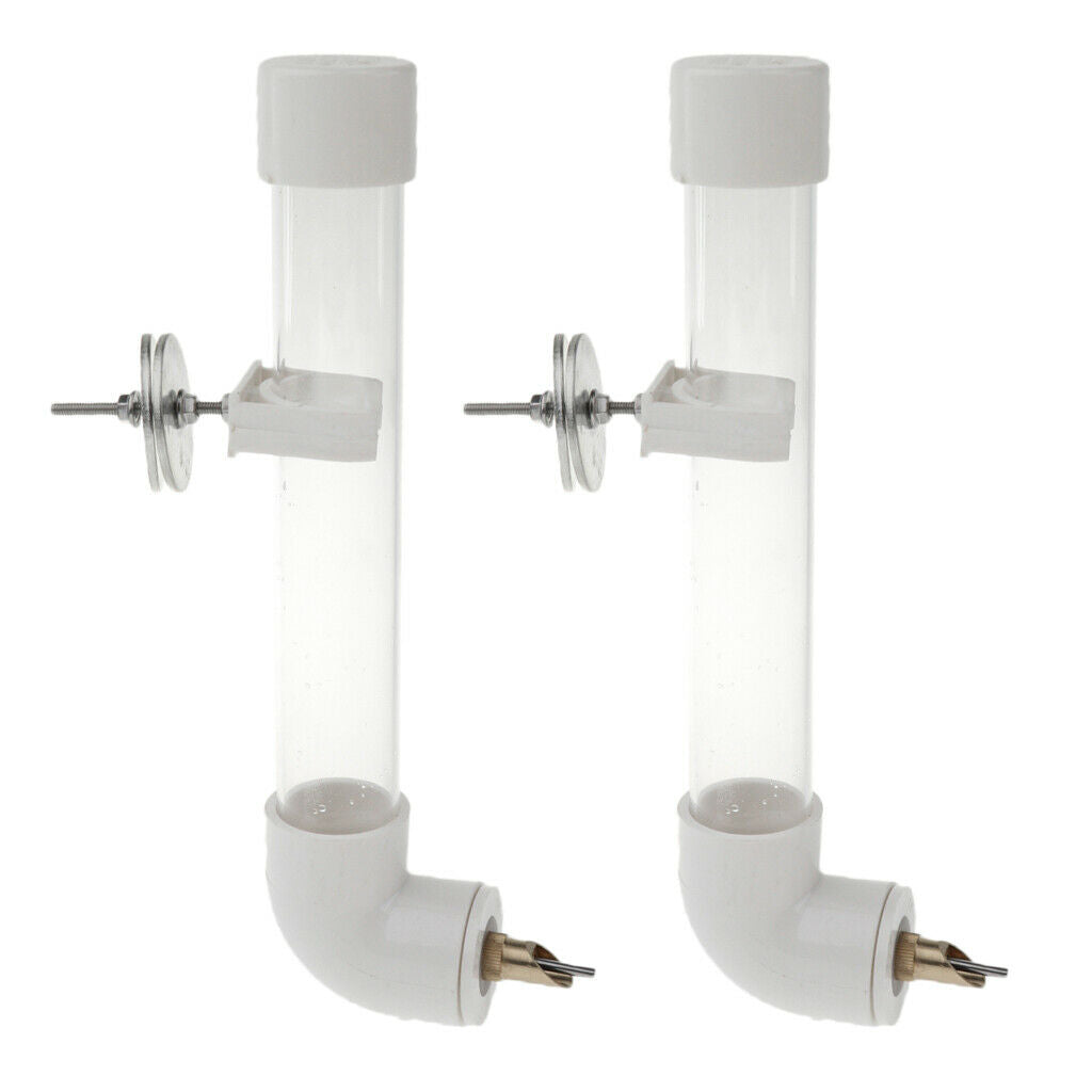 2pcs Automatic Drinking Device Water Dispenser for Pet Bird Pigeon Parrots Finch