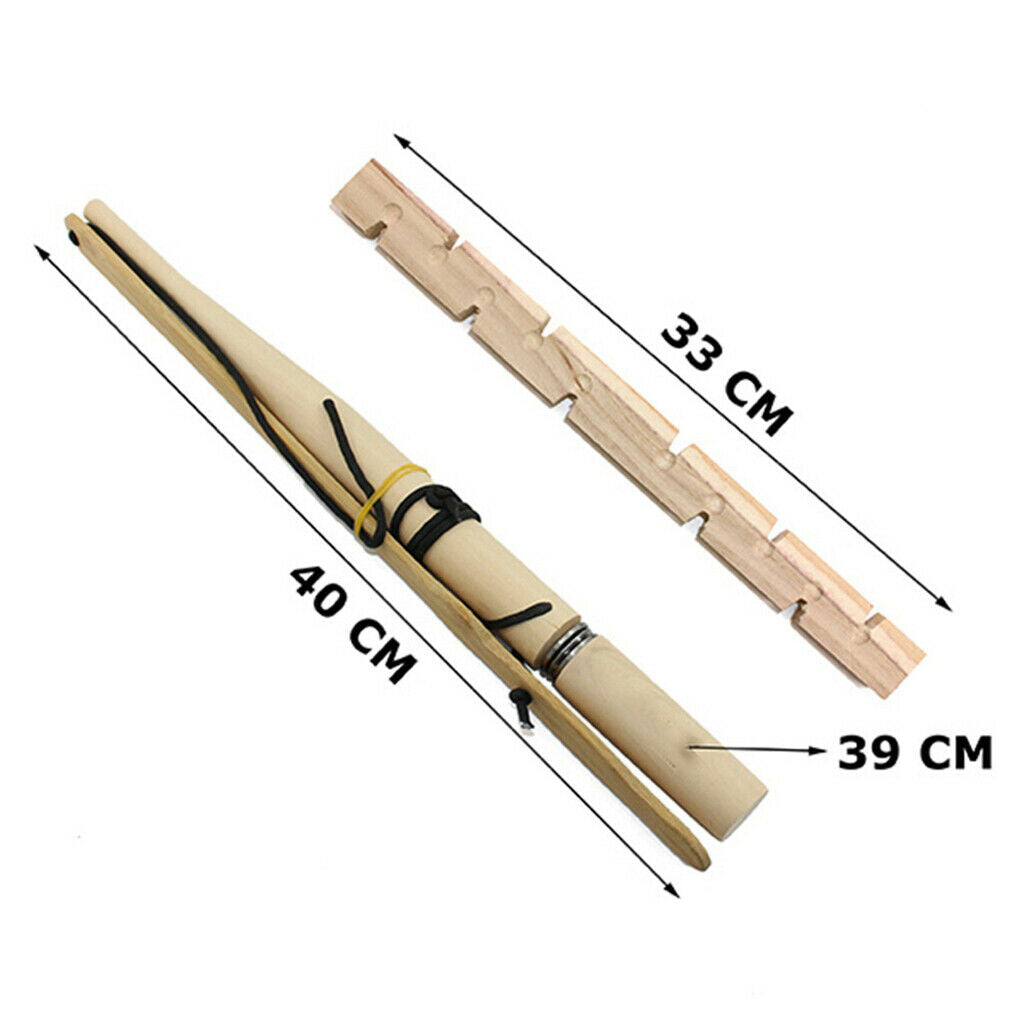 Bow Drill Fire Set Primitive Friction Fire Lighter Outdoor Camping Tool