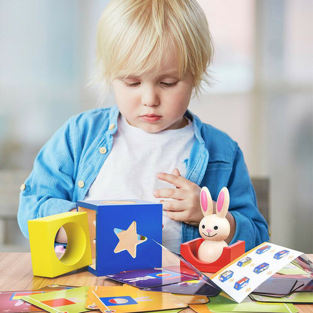 Wooden Building Block Set Natural Wood Stacking Kindergarten Educational
