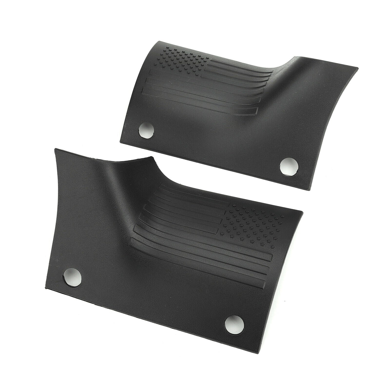 Flag Cowl Body Armor Outer Cowl Covers Corner Guards 18-19 FitsWrangler JL CN