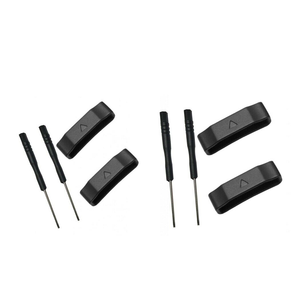 4 Pieces 26mm Watch Fastener Ring Band Loop for Garmin Fenix 3 / HR / 5X