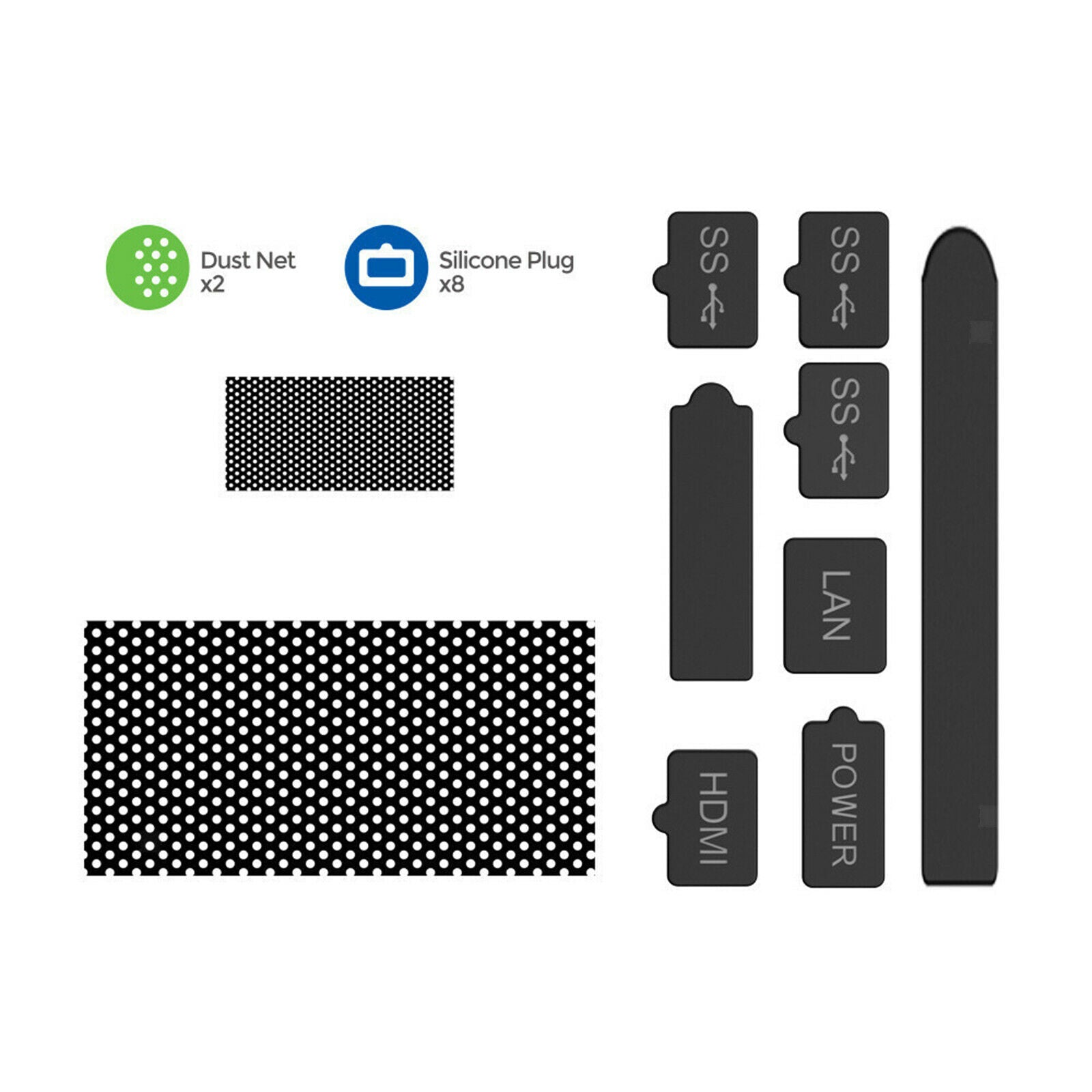 4 Pcs Dust Cover CD-Driver Interface For Xbox Series X Accessories Set