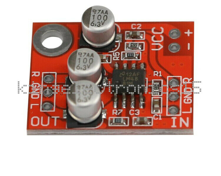 LM4881 Headphone Headset Amplifier Board Mini Audio Preamplifier Amplifiers