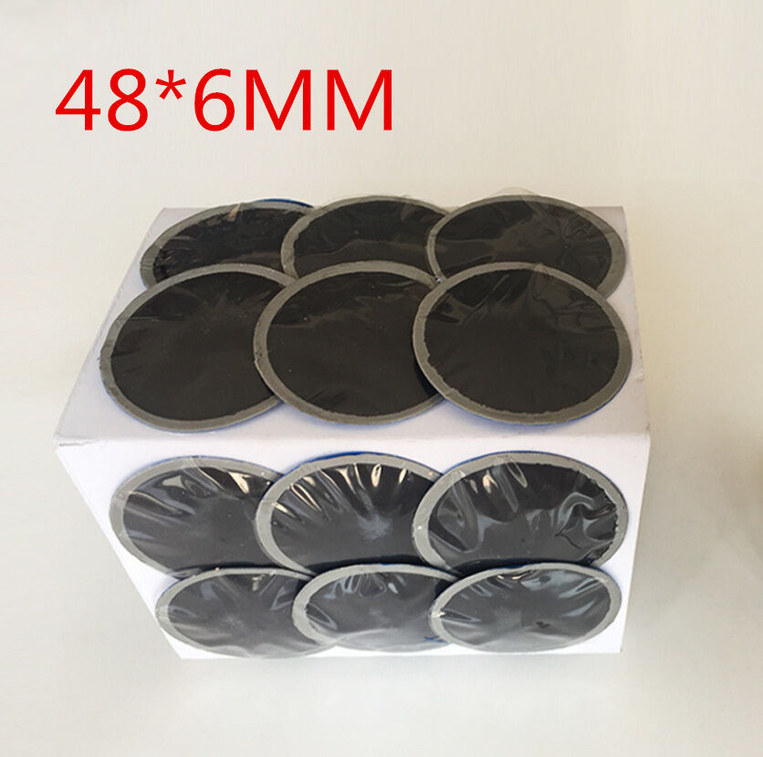 24pc Natural Rubber Car Tyre Puncture Repair Wired Plug Mushroom Patch Universal