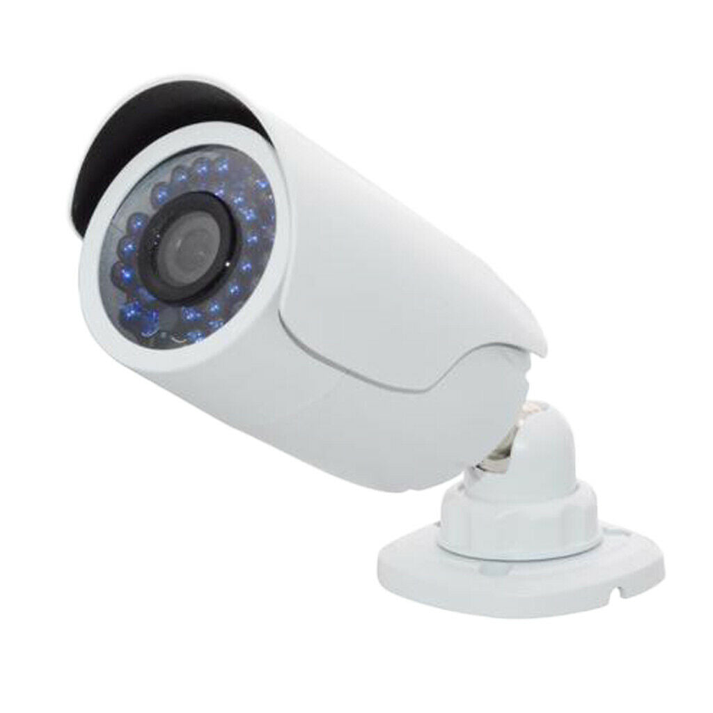 White 720P DC 12V Alloy Adjustable Outdoor Hidden Securitys Camera IP66