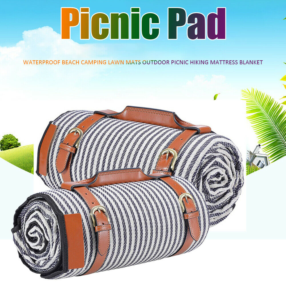 Waterproof Beach Camping Lawn Mats Outdoor Picnic Hiking Mattress Blanket