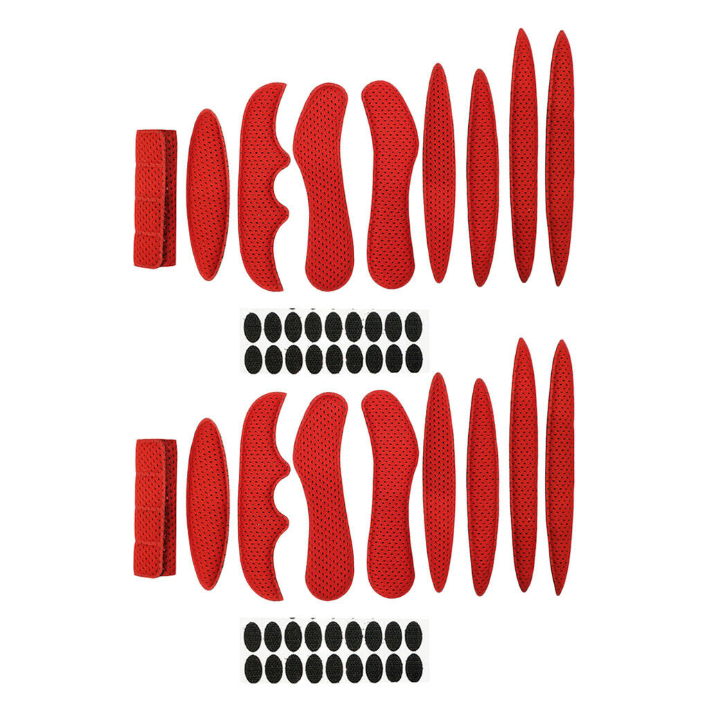 2 Set Cycle Bike Helmet Padding Kit  Replacement Universal Foam Pads Set
