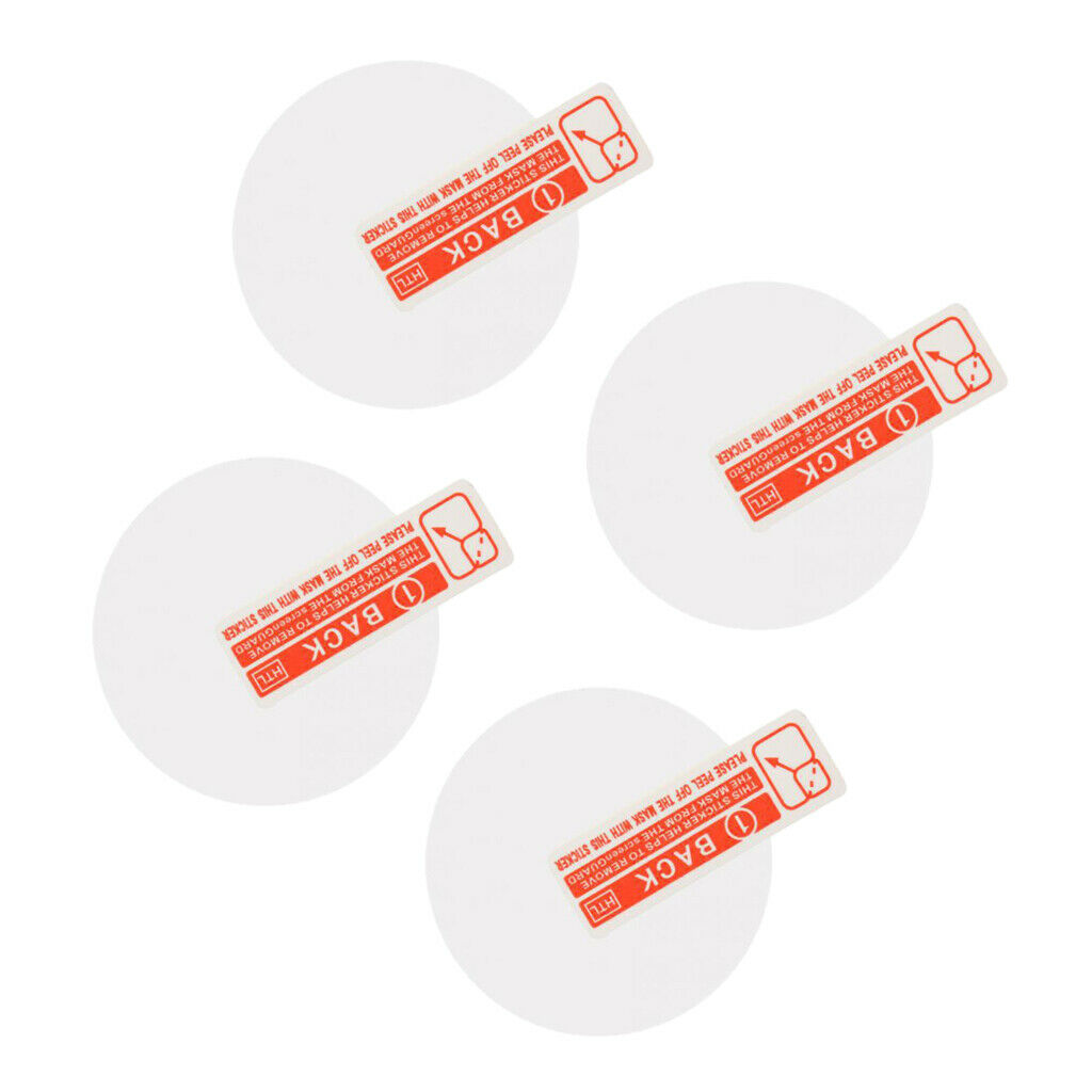 4x 9H Tempered Glass Screen Protector Film Fit For 35mm Diameter Sport Watch