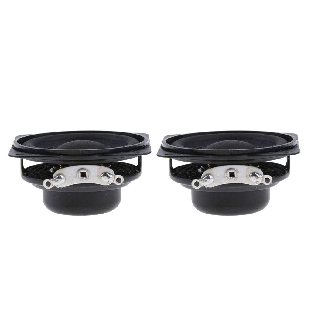 2x 40mm 4Ohm 3W Full Range Audio Speaker Round Loudspeaker 16 Coil