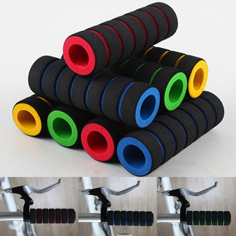 2x Bike Racing Bicycle Motorcycle Handle Bar Foam Sponge Grip Cover Nonslip FS99