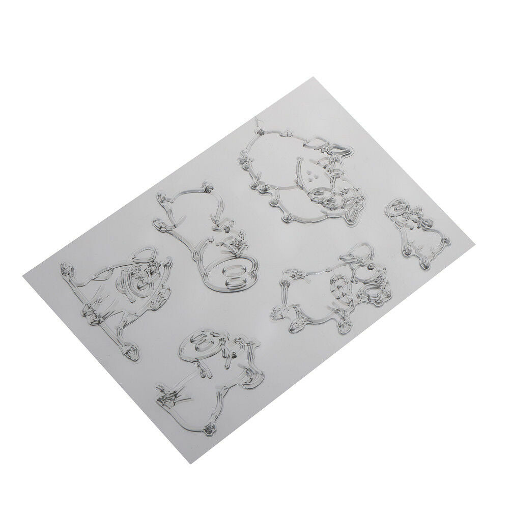 diy cute pig craft transparent clear stamp for diy scrapbooking card deco.l8