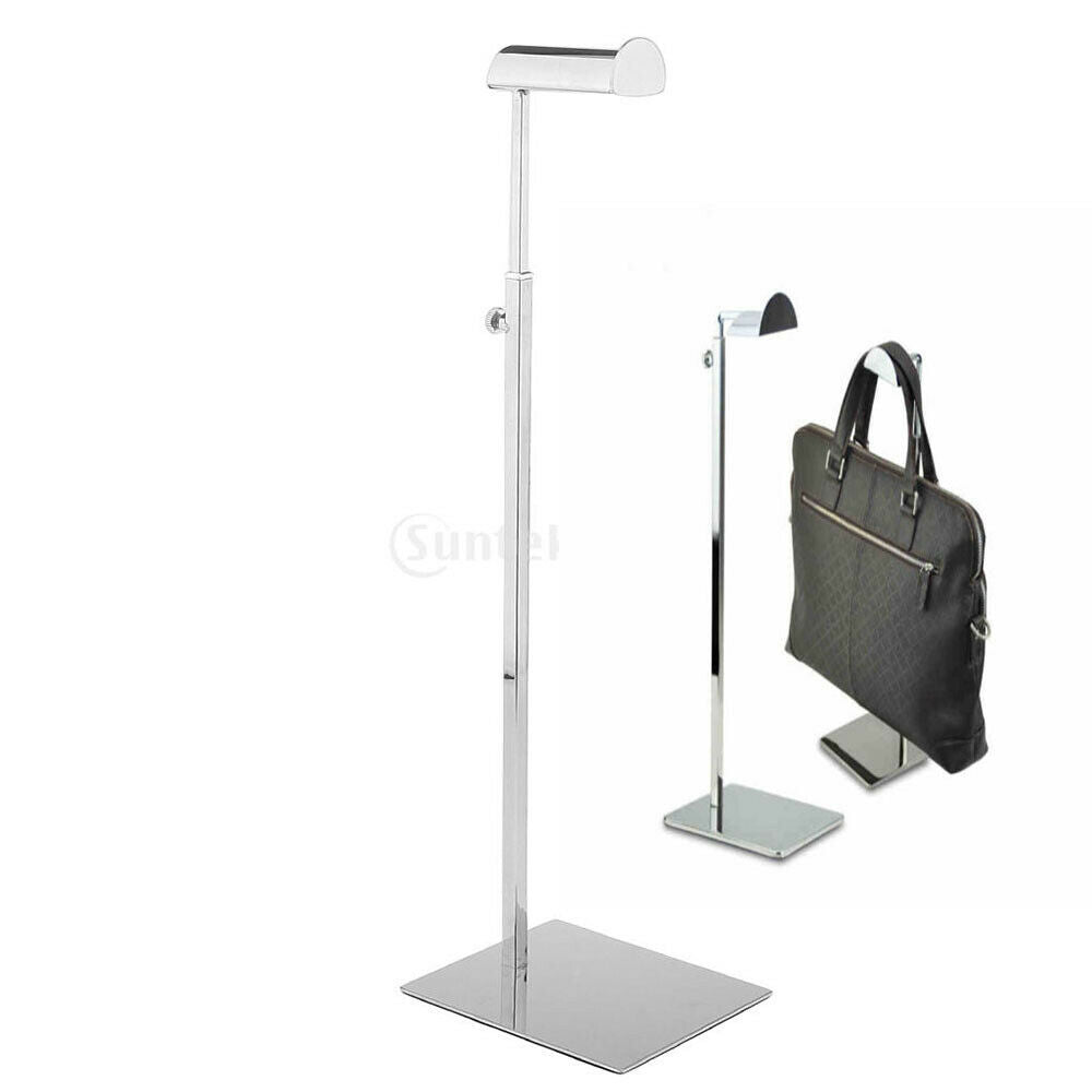 Stainless steel handbag stand height adjustable handbag stand rack