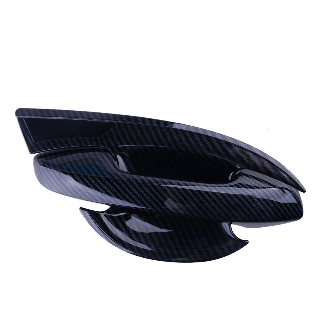 Carbon Fiber Look Door Handle + Bowl Cover Fit For Kia Forte K3 Cerato 2019 2020
