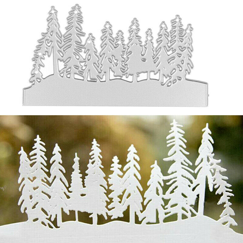 Christmas Tree Metal Cutting Dies Cut Die Mold  Scrapbook Craft Mould Stenci Tt