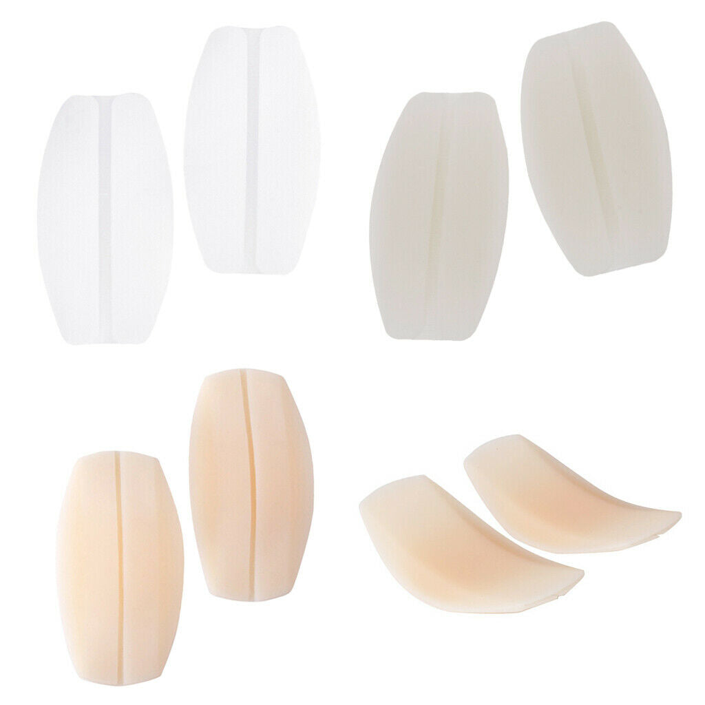 Silicone Bra Strap Cushions Non-slip Pads Shoulder Protectors Clear White