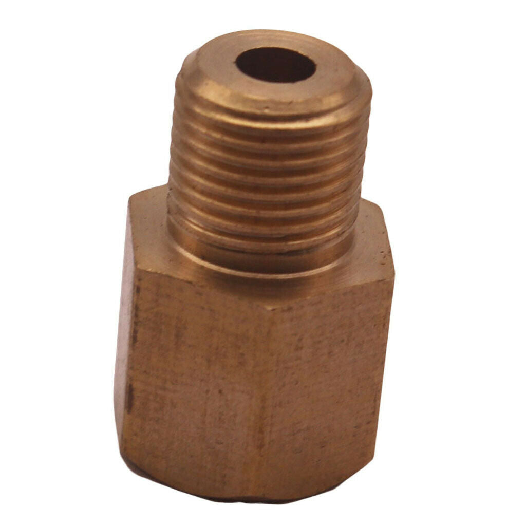 Brass pipe connection adapter 1/8 "Male NPT X 1/8" Female NPT