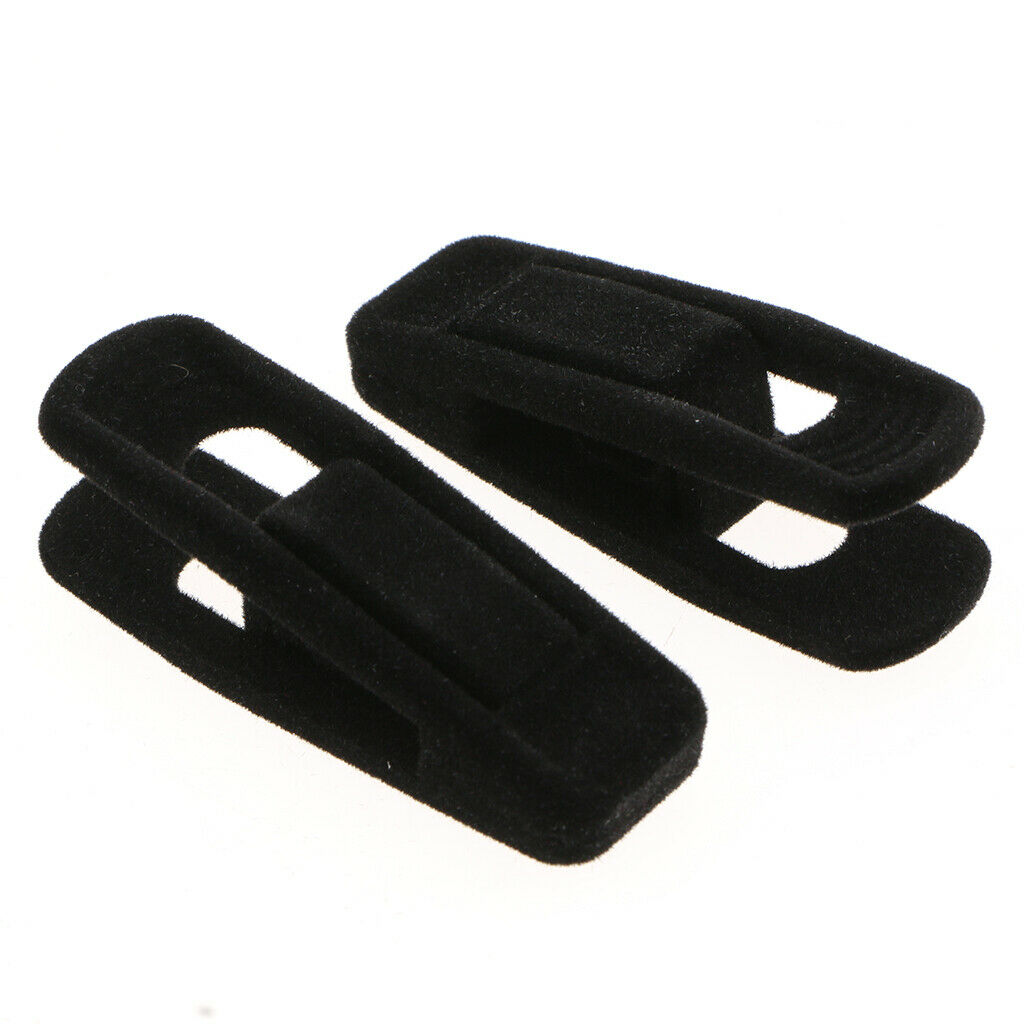 20pcs/Pack Black Velvet Surface Clothes Clips/Clothespins/Clothing Clamps Strong