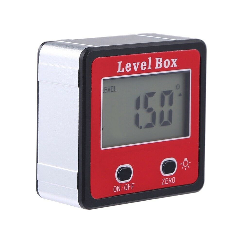 Digital Display Inclinometer Measuring Goniometer Electronic Level Angle Finder