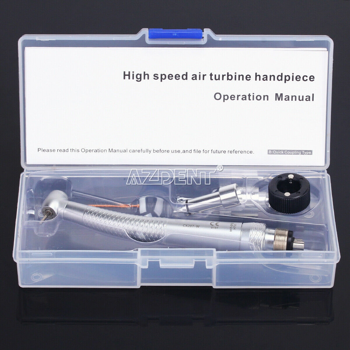 Nsk Style Dental High Speed Handpiece Push Button 4H With Quick Coupling