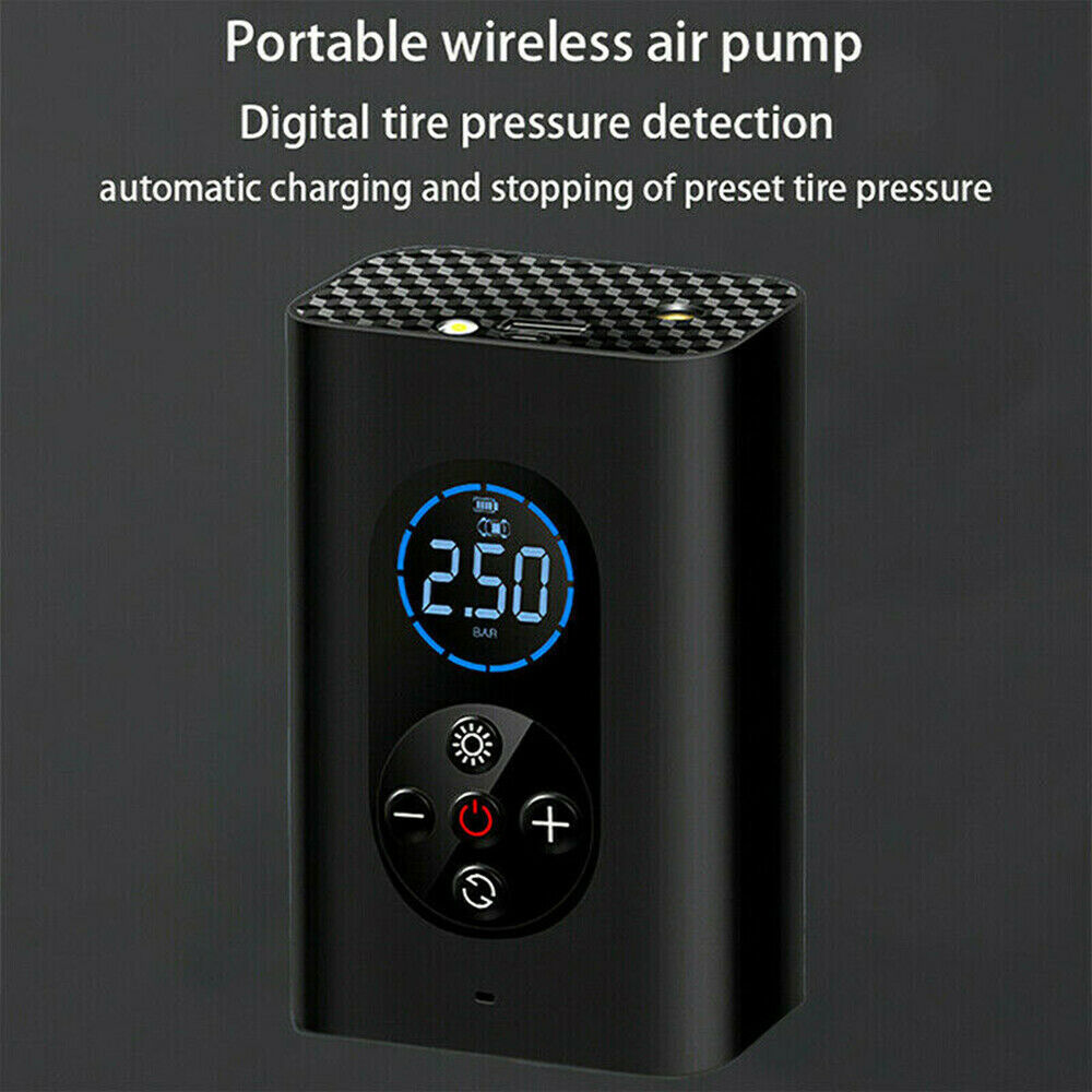 150PSI Portable Air Pump Wireless Air Electric Tire Inflator Car Rechargeable