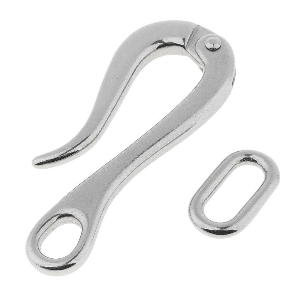 4Pcs Pelican Hooks Shackle 316 Buckle Fasteners Marine Accessories for Boats