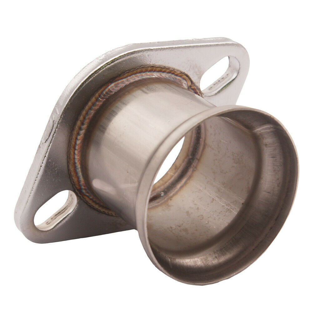 Stainless Steel Pipe to 2.5"inch 2 bolt Reducer Downpipe Turbo Exhaust