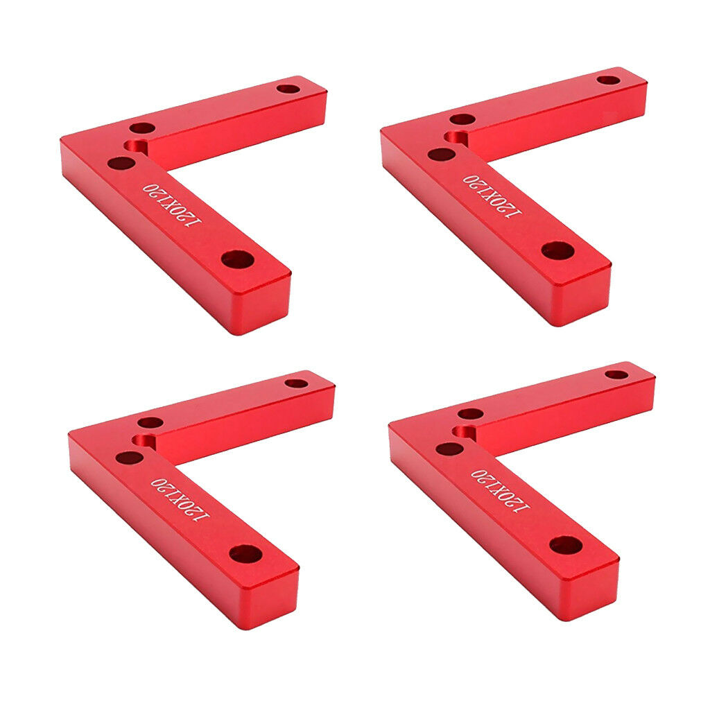 4x 90 Deg Woodworking Right Angle Square Positioning Block Woodworking Tool