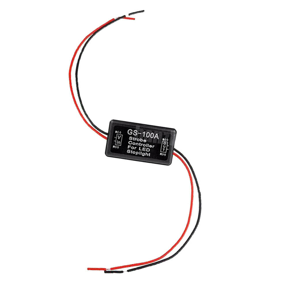 Motorcycle Car 12V 100A Brake LED Flash Flasher Light Flashing Controller