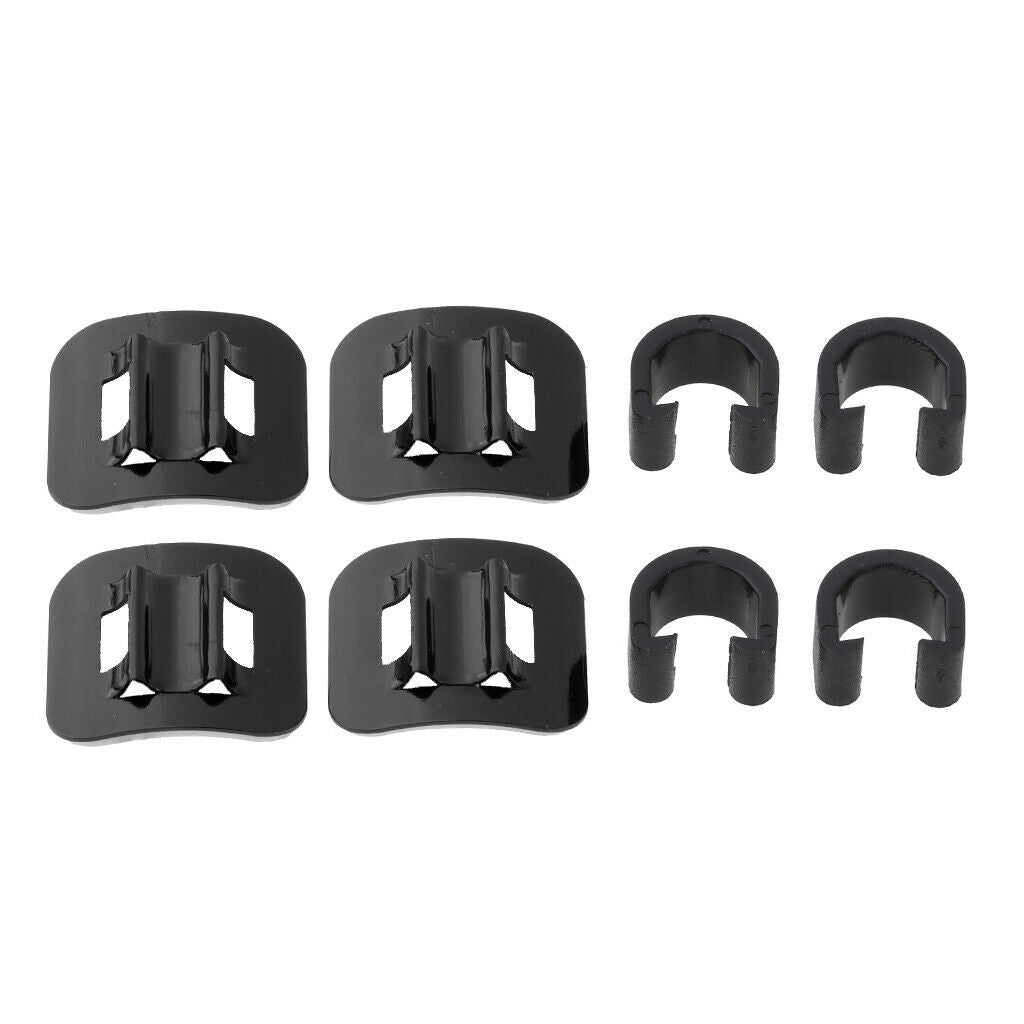 4Pcs/Set Bike Cable Guide Fitting Line Tube Base Clip - Universal for Brake