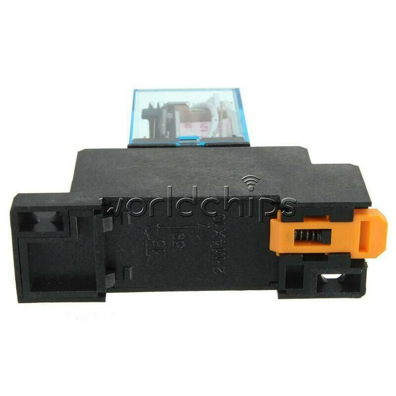 1Set DC 12V Smal Relays OMROM LY2NJ DC 12V 10A 8PIN +Socket Base