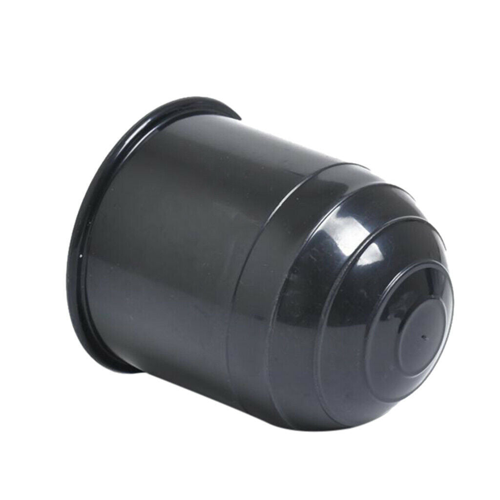 Black Plastic Tow Ball Bar Clean Tidy Protect Hitch Towball 50mm Universal