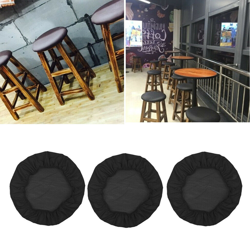 3 Pieces Universal Non-Slip Stretch Chair Seat Covers Slipcovers for Home Office