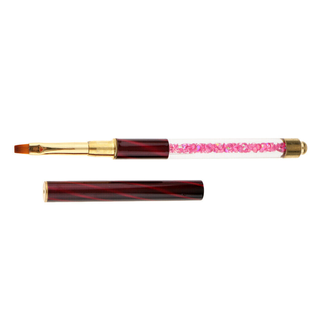 Professional Nail Art Brush UV Gel Polish Drawing Liner Painting Design Pen Pink