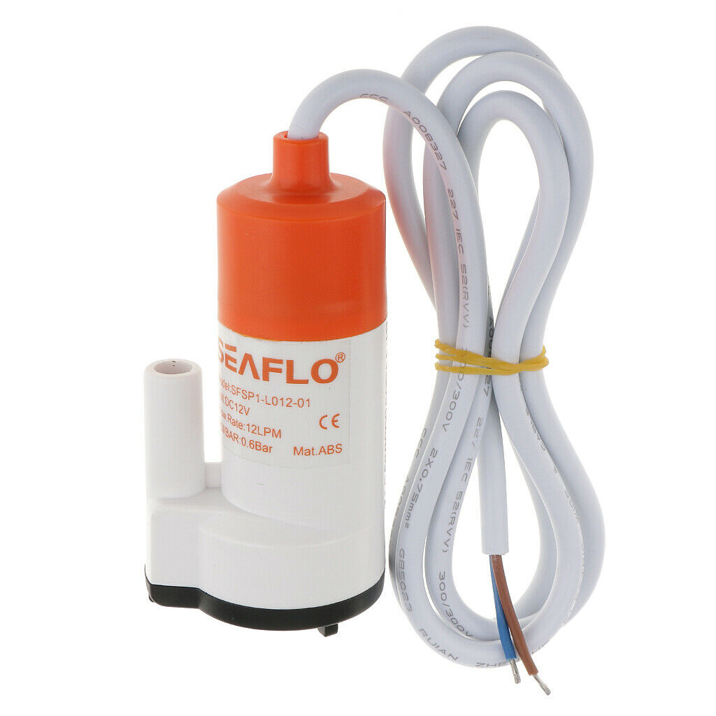 for SEAFLO Marine Water Pressure Pump 12 V DC 12L 3.2 GPM Boat 1/2" Outlet