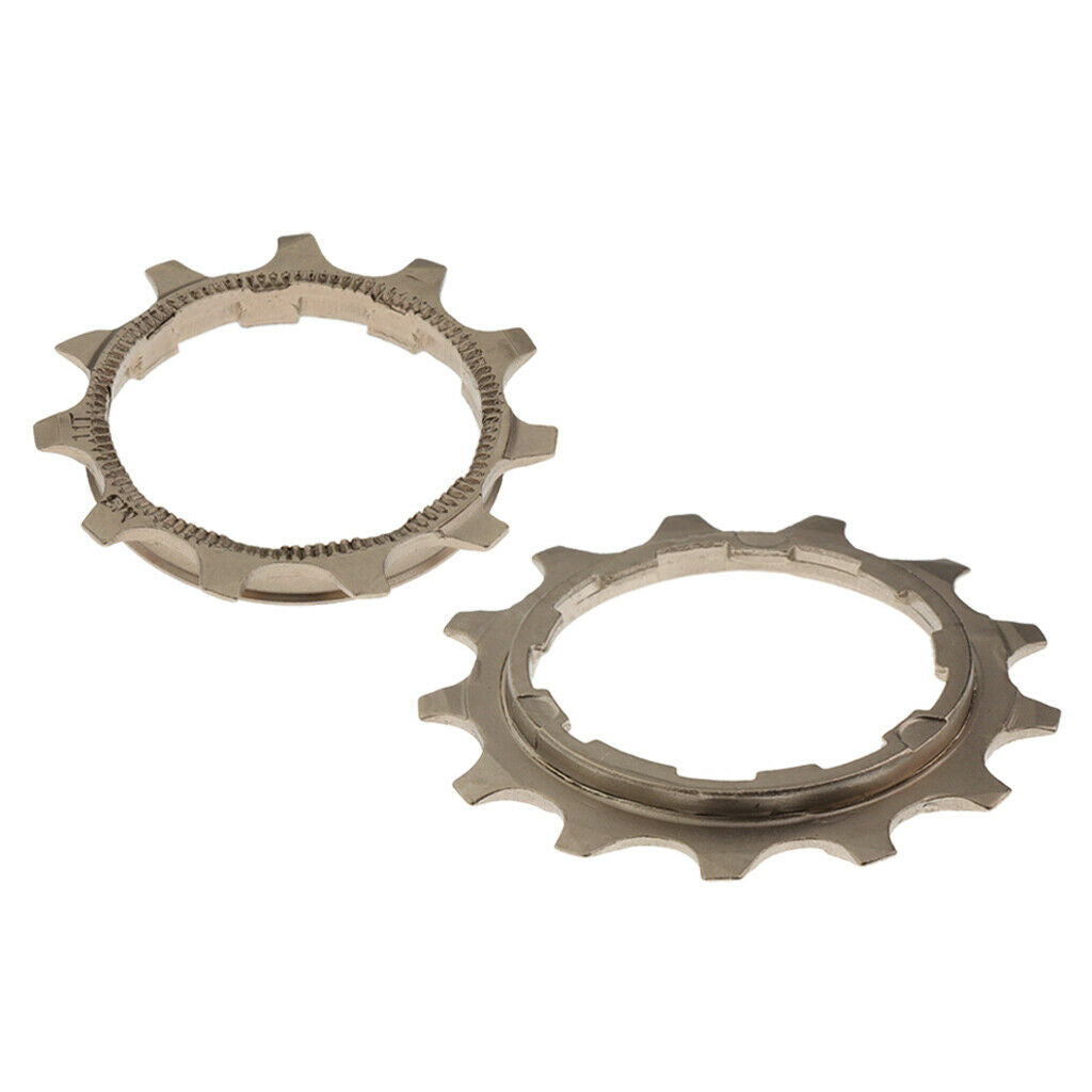 2 Packs Bicycle Parts Cassette Tooth Freewheel Sprocket 11T+13T Chainring