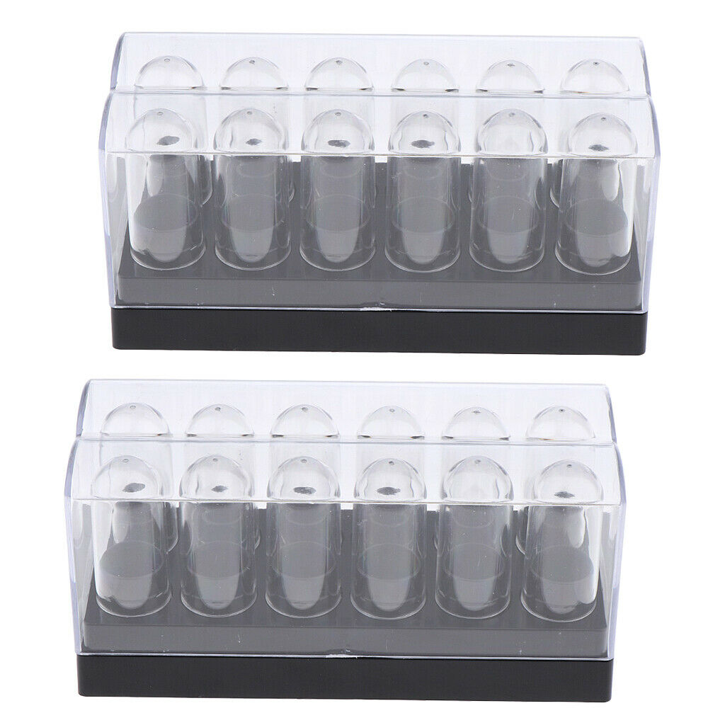 9.3mm DIY Travel Lipsticks Mold Plastic Lip Balm Gloss Containers Tubes 2pcs