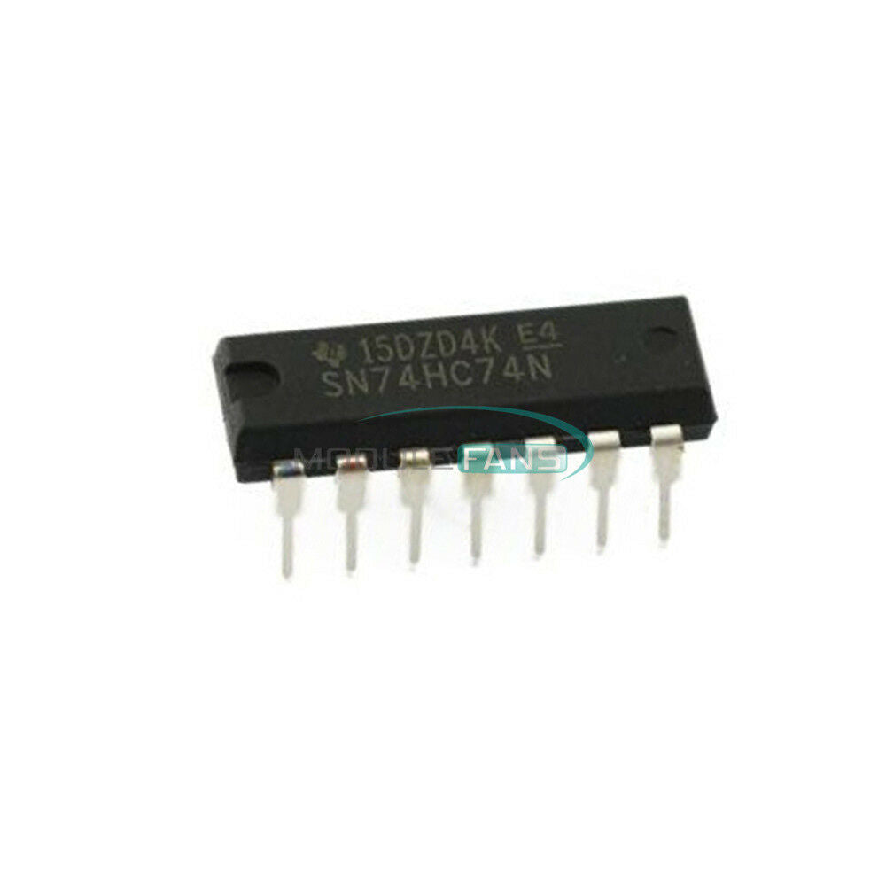 5PCS TI SN74HC74N 74HC74 Integrated Circuit IC DIP-14