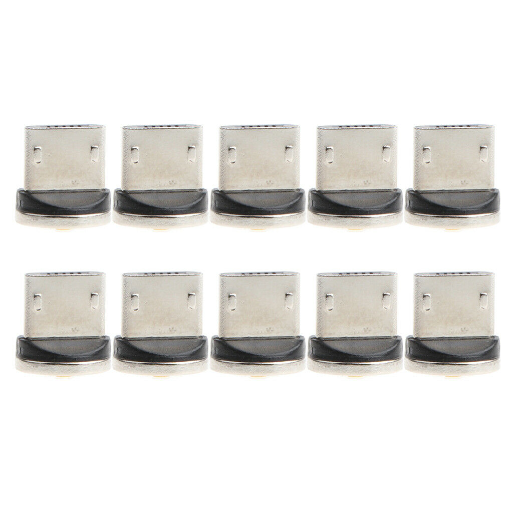 10 Pieces Super Strong Micro USB Magnetic Tips Adapter Magnet for Cellphone