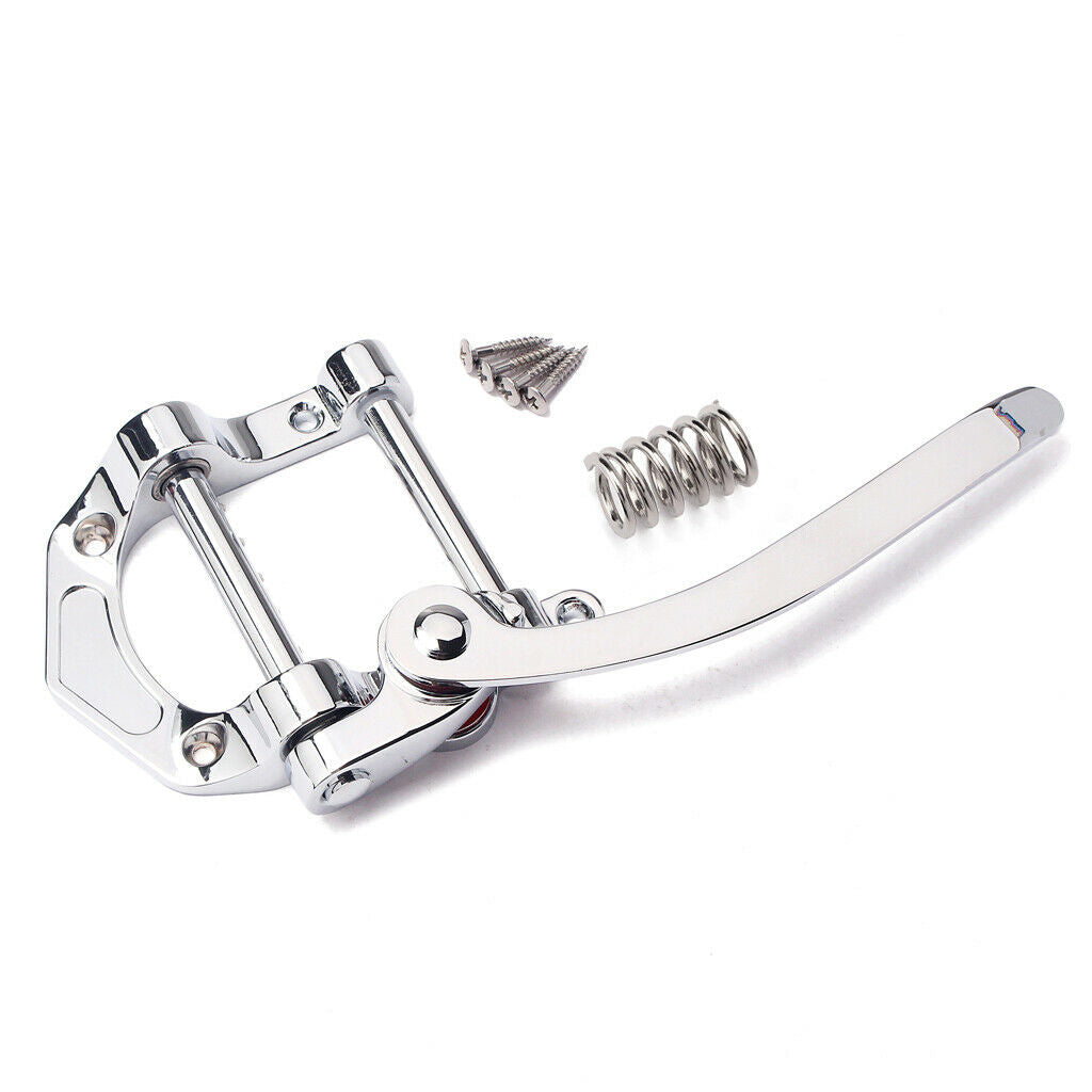 Robust guitar vibrato tailpiece bridge for the replacement of guitars