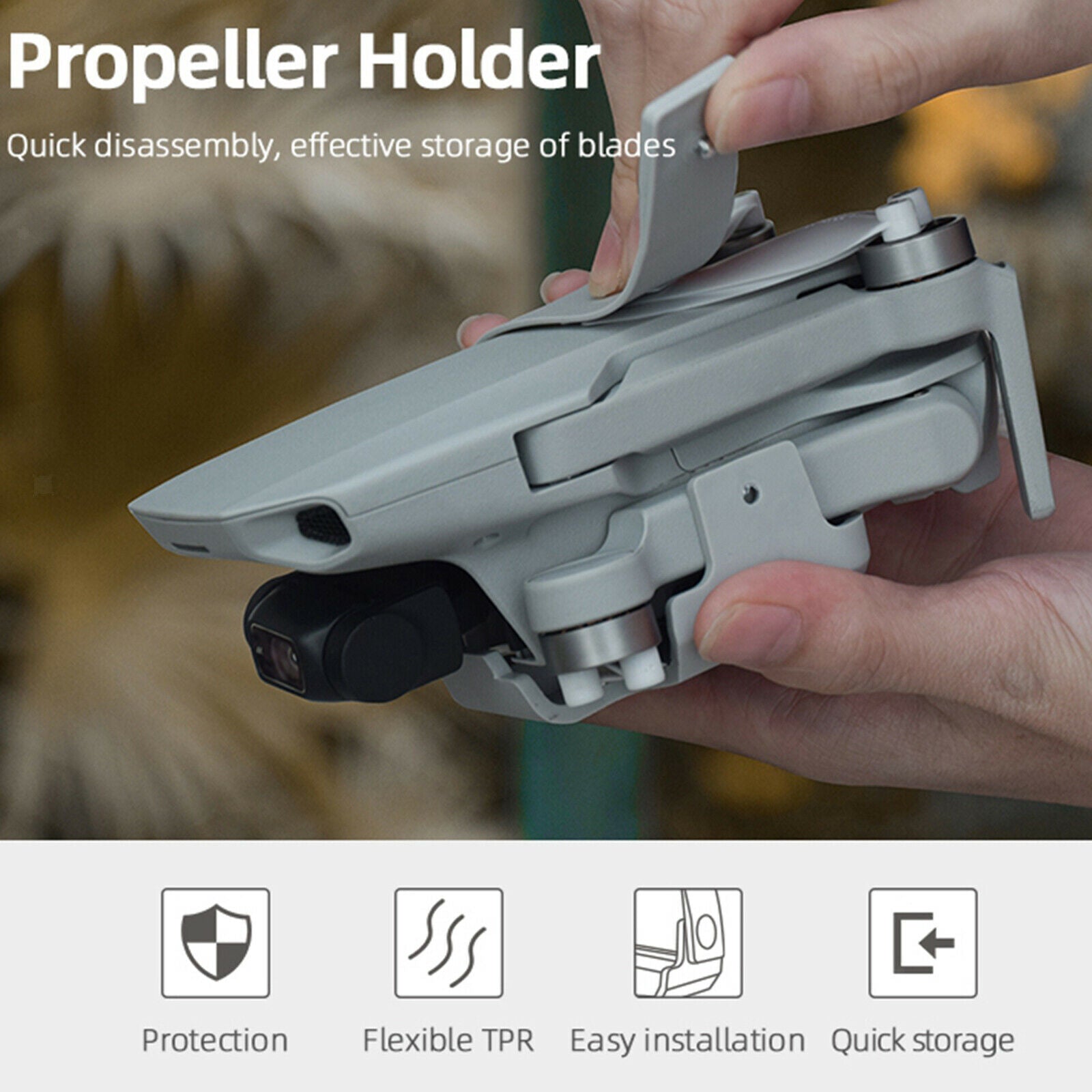 Fixed Props Propeller Holder Fixators for DJI Mavic Mini / Mini 2 Accessories