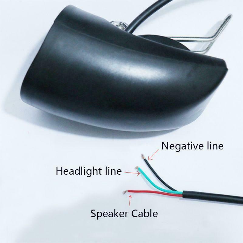 36V 48V eBike Light Scooter Lamp Electric Bicycle 4 LED Front Headlight