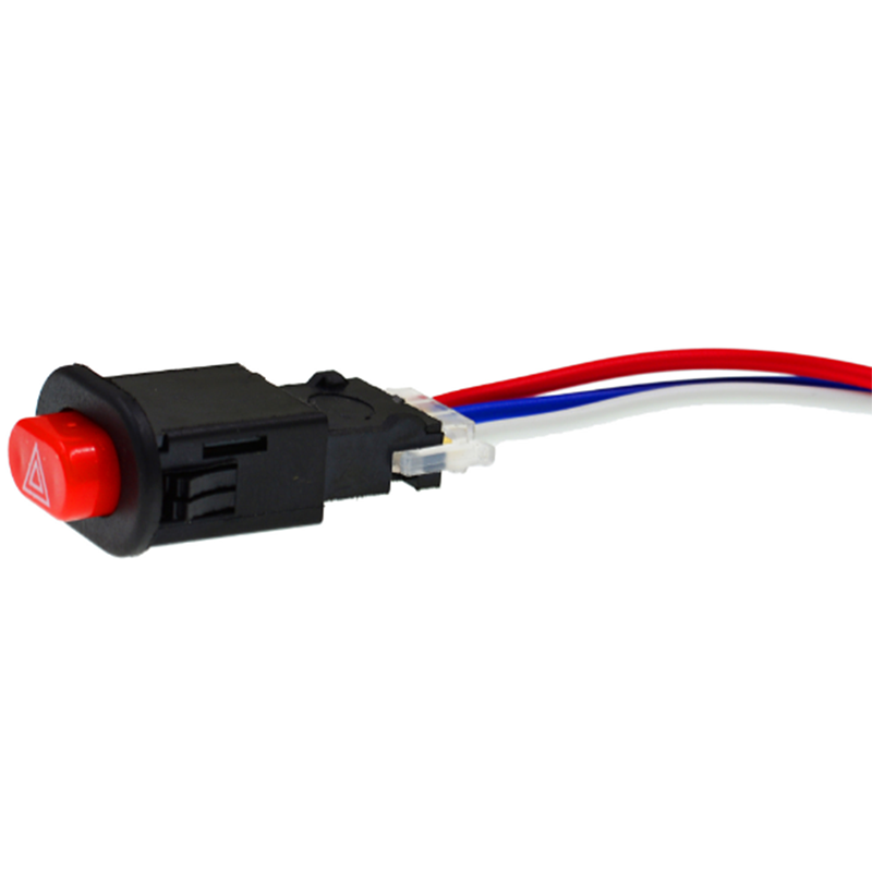 Motorcycle Hazard  Switch Double Warning Flasher Emergency Signal w/3 Wires Lt
