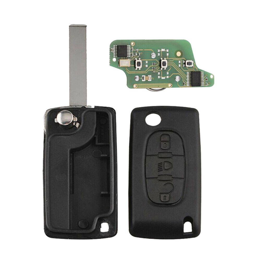 Smart Remote Car Key Fob 3 Buttons 433MHz for Citroen C3 C2 C5 HU83