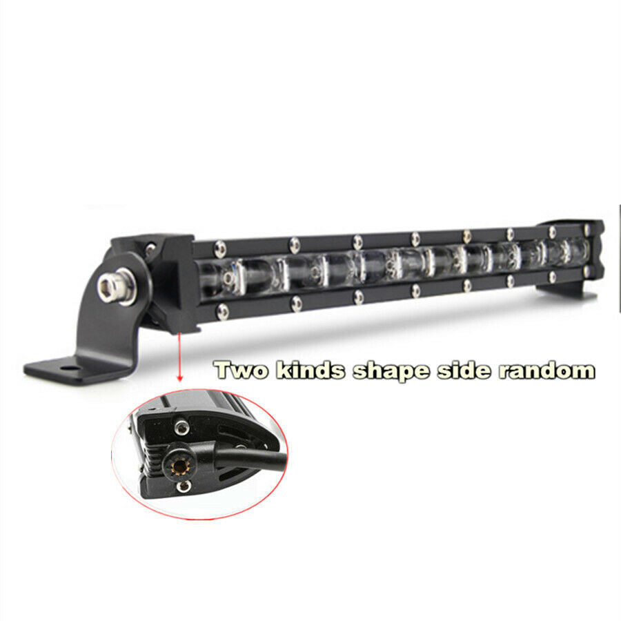13.4'' 120W 6D Spot Beam LED Work Light Single Row Car SUV Off Road Lamp US Ship