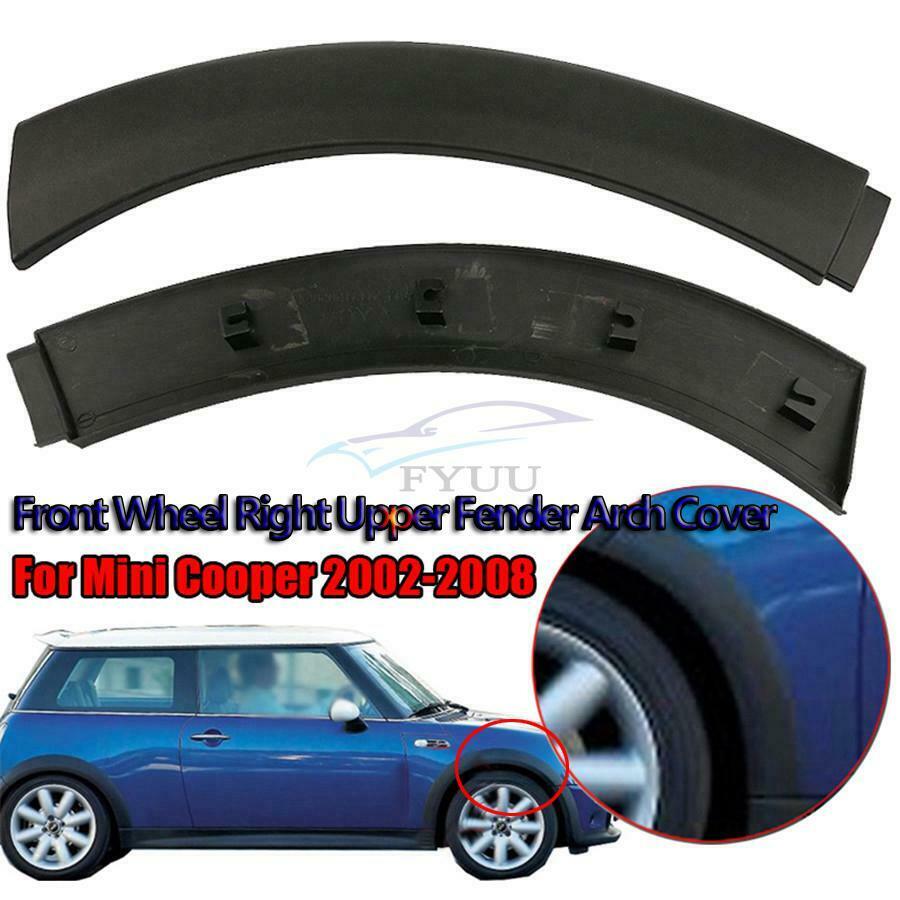 1PC Car Front Wheel Upper Right Fender Arch Cover Trim For BMW 02-08 Mini Cooper