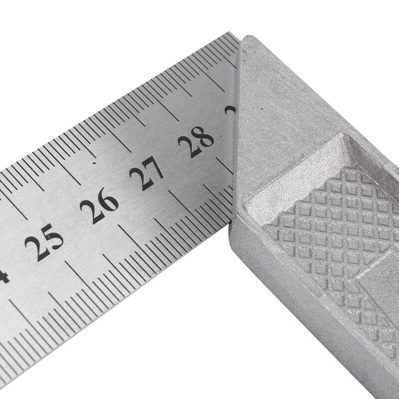 30cm/12 inch Metal Engineers Try Square Set Measurement Tool Right Angle 90 DeW5