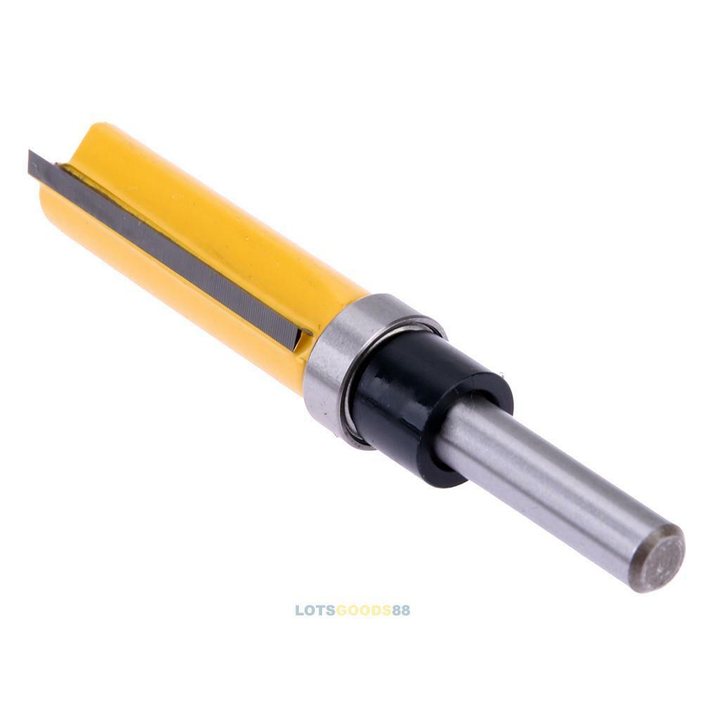 1/4" Shank End Bearing Flush Trim Router Bit Edge Tool Cutter 1/4" X 1/2" X 38mm