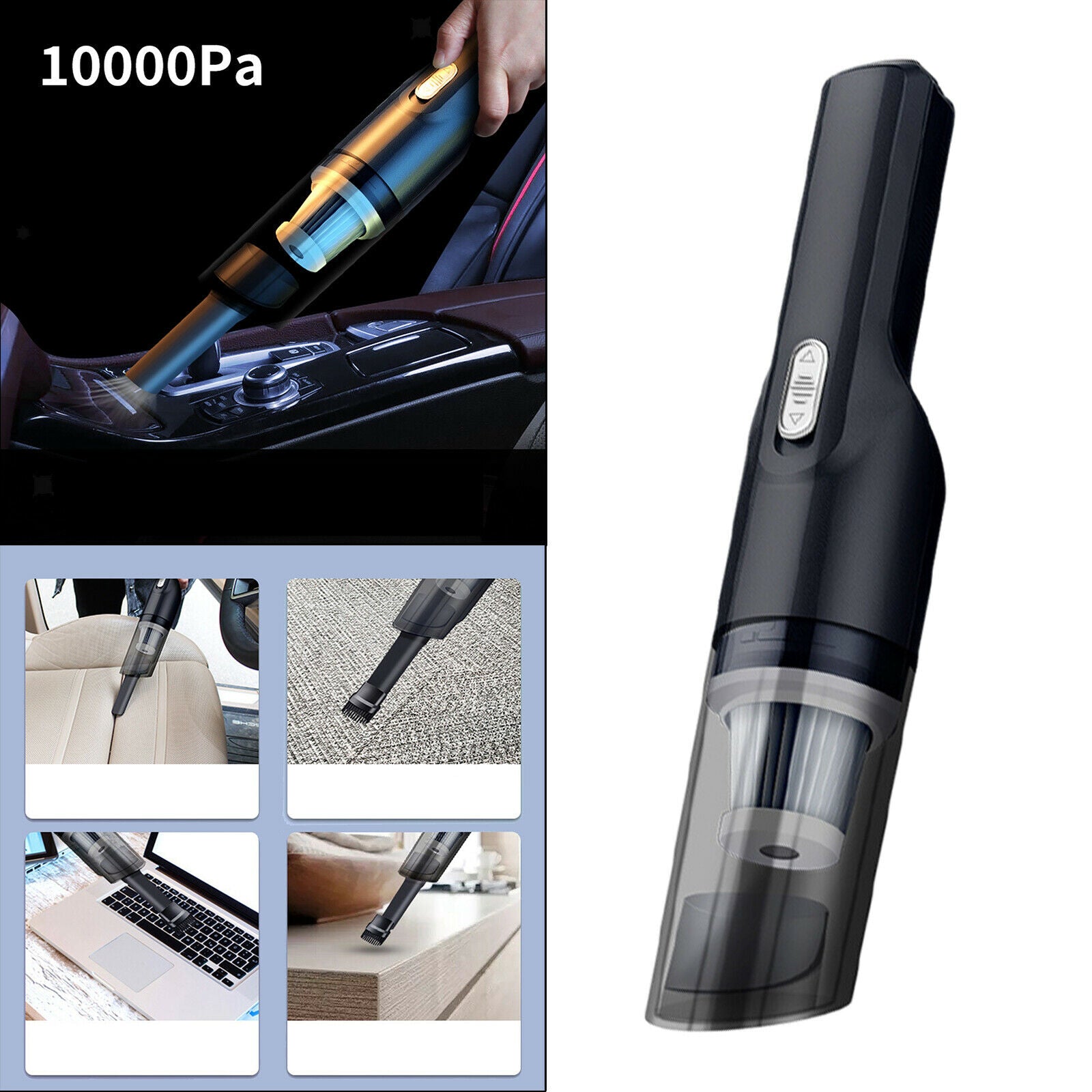 Car Vacuum Cleaner Portable Handheld Auto Vacuum Mini Cleaner Wireless USB